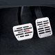 2 PCS Automatic Transmission Car Pedals Pads for Nissan