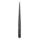 JF-S12 Anti-static Carbon Fiber Straight Tip Tweezers(Black)