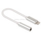 8 Pin to 3.5mm Audio Adapter, Length: About 12cm, Support iOS 13.1 or Above(Silver)