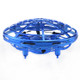 HXB-003R Infrared Sensing Control Mini Drone Four Axis Aircraft, Support Altitude Hold Mode, Easy Throw to Fly, Fast and Slow Speed, Anti-Collision(Blue)