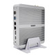 HYSTOU P03B-I5-7360U Fanless Mini PC Intel Core i5 7260u Processor Quad Core up to 2.2GHz, RAM: 8G, ROM: 128G, Support Win 7 / 8 / 10 / Linux(White)