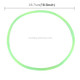 4 PCS Universal Luminous Flexible Wheel Protection Ring Car Wheel Line Protection Ring Wheel Decorative Ring Car Styling Rim Wheel Hub Decorative Strip Tire Protection Ring, Size: 18 inch(Green)