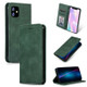 Retro Skin Feel Business Magnetic Horizontal Flip Leather Case for iPhone 11(Army Green)