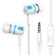 Super Bass Stereo Earphone with Microphone for Samsung / Xiaomi Mobile Phone(White Earphone)