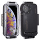 HAWEEL 40m/130ft Waterproof Diving Housing Photo Video Taking Underwater Cover Case for iPhone XS Max(Black)