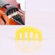 10 PCS Silicone Silencer Mute Equipment Sourdine for Violin(Yellow)
