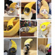 Creative Turned Funny Pet Cat Teddy Festival Funny Banana Headgear