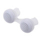 2 PCS 2 in 1 ABS Silicone Anti Snoring Air Purifier(White)