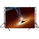 2.1m x 1.5m Black Hole Starry Sky Theme Party Children's Studio Photography Background Cloth(TK13)