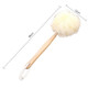 2 PCS Long Handle Hanging Soft Mesh Body Shower Brush(White)