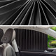 2 PCS Car Auto Sunshade Curtains Windshield Cover for the Rear Seat (Black)