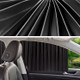 2 PCS Car Auto Sunshade Curtains Windshield Cover for the Rear Seat (Black)