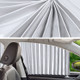 2 PCS Car Auto Sunshade Curtains Windshield Cover for the Rear Seat (Silver)