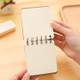 10 PCS Mustache Print Coil Memo Pad Notes Bookmark School Office Supply, Random Color Delivery