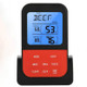 LCD Digital Food Thermometer with Dual Probe Sensors Timer(Black)