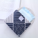 12x14cm Girls Sanitary Cotton Bag Portable Sanitary Napkin Storage Bag(Seashells And Square)