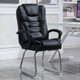 QZ-7 Home Modern Simple Computer Chair Office Boss Chair Conference Chair (Black)