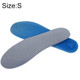 1 Pair Honeycomb Damping Flannel Soft Sport Shoes Insoles, Full Pads, Size: S / 35-40yards(Blue)