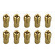 10 PCS Three-claw Copper Clamp Nut for Electric Mill Fittings?Bore diameter: 1.8mm