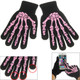 Skeleton Fingers Coating Gloves of Touch Screen, For iPhone, Galaxy, Huawei, Xiaomi, LG, HTC and Other Smart Phones(Pink)
