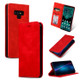 Retro Skin Feel Business Magnetic Horizontal Flip Leather Case for Galaxy Note 9(Red)