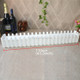 Wooden Flower Planter Fence Storage Holder Pot with Foam, Size: 110cm x 9cm x 11cm