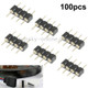 4 Pin Male Connector for RGB LED SMD Strip Light (100pcs in one packaging, the price is for 100pcs)