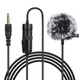 PULUZ 3.5mm Jack Lavalier Omnidirectional Condenser Recording Video Microphone, Length: 6m