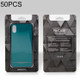 50 PCS High Quality Cellphone Case PVC + Glue Package Box for iPhone (5.5 inch) Available Size: 164mm x 89mm x 7mm(Black)