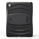 For iPad Pro 10.5 inch Wave Texture Series PC + Silicone Protective Case with Holder (Black)
