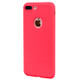 For iPhone 8 Plus / 7 Plus Candy Color TPU Case(Red)