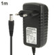 High Quality EU Plug AC 100-240V to DC 12V 2A Power Adapter, Tips: 5.5 x 2.1mm, Cable Length: 1m(Black)