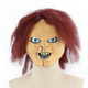 Halloween Festival Party Latex Ghost Baby Frightened Mask Headgear, with Hair