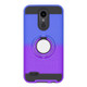 For LG Aristo 2 2 In 1 PC + TPU Protective Case with 360 Degrees Rotate Ring Holder(Blue Purple)