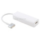 AnyWatt 85W USB-C / Type-C Female to 5 Pin MagSafe 2 Male T Head Series Charge Adapter Converter for MacBook Pro (White)