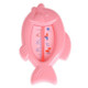 2 PCS Baby Water Thermometer Tub Toddler Shower Sensor Thermometer Plastic Temperature Measurement(Pink cartoon fish)