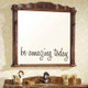 Bathroom Dressing Room Home Decor Removable Mural Wall Sticker, Size:58x17CM