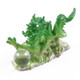 Color Changing Lucky Jade Dragon Shape Resin Kungfu Tea Accessories Tea Pet (Red)