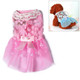 AB060 Lovely Cat Dress Lace Wedding Skirts Dresses for Pets Party Costume, Size:M(Pink)