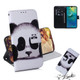 Panda Pattern Coloured Drawing Horizontal Flip Leather Case for Huawei Mate 20, with Holder & Card Slots & Wallet