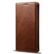 Suteni Calf Texture Horizontal Flip Leather Case with Holder & Card Slots & Wallet for Galaxy S9(Brown)