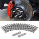 20 PCS 5.8cm Universal Car Modification Extended Wheels Stud Conversion M12x1.25 to M12x1.5 Screw Adapter LN032 LN033 LN044