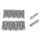 20 PCS 5.8cm Universal Car Modification Extended Wheels Stud Conversion M14x1.25 to M12x1.5 Screw Adapter LN032 LN033 LN044