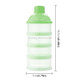 Portable Milk Powder Formula Dispenser Food Container Storage Feeding Box for Baby(Green)