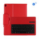 For iPad Pro 12.9 inch (2017) Detachable Bluetooth Keyboard + Litchi Texture Horizontal Flip Leather Case with Holder (Red)