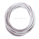 5m Car Decorative Strip PVC Chrome Decoration Strip Door Seal Window Seal(White)