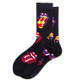 3 Pairs Autumn And Winter Cotton Cartoon Long Tube Men And Women Couple Socks, Type:Big Tongue(EUR 39-46)