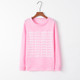 Loose Long Sleeve Plus Velvet Sweater (Color:Pink Size:M)