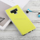 GOOSPERY Sky Slide Bumper TPU + PC Case for Galaxy Note9, with Card Slot(Yellow)