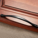 5 PCS 4041-160 Matte Black Zinc Alloy Cabinet Handle Pitch: 160mm